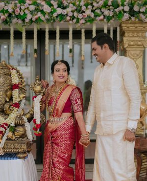 wedding ceremony or mandap decoration
