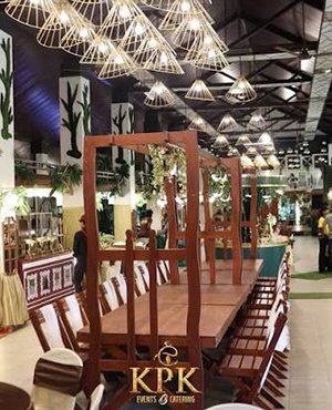 a professionally arranged event venue